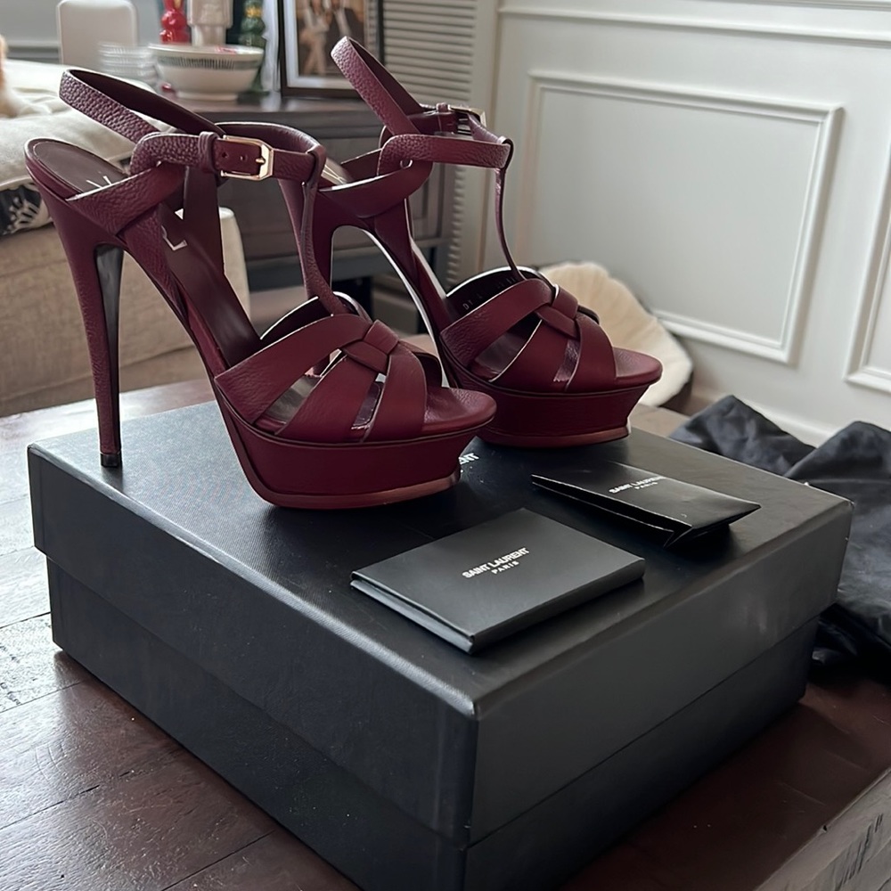 SAINT LAURENT Tribute Sandal - Picture 2 of 7